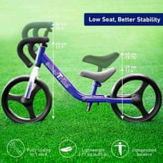 Smart Trike Zložljivo ravnotežno kolo, modro, od 2 let+