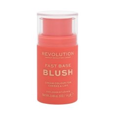 Makeup Revolution Fast Base Blush rdečilo za lica v stiku 14 g Odtenek peach