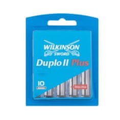 Wilkinson Sword Duplo II Plus Set nadomestne britvice 10 kos za moške