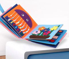 Sweetbuy 3D tiha knjiga za otroke in malčke〡MONTESSORI