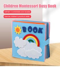 Sweetbuy 3D tiha knjiga za otroke in malčke〡MONTESSORI