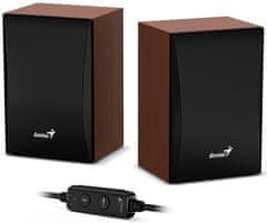 Genius SP-HF380/Stereo/3W/Brown