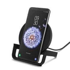 Belkin BOOST CHARGE Qi 10W brezžični polnilec s stojalom, črn