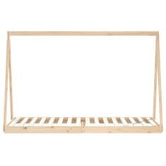Vidaxl Otroški posteljni okvir 80x200 cm trdna borovina
