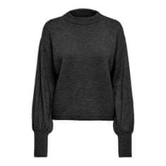 ONLY Ženski pulover ONLJADA 15312944 Dark Grey Melange (Velikost XL)