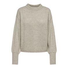 ONLY Ženski pulover ONLJADA 15312944 White Gray (Velikost XL)