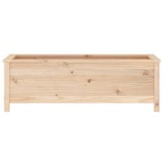 Vidaxl Vrtna visoka greda 119,5x40x39 cm trdna borovina