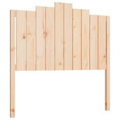 Vidaxl Posteljno vzglavje 106x4x110 cm trdna borovina