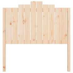Vidaxl Posteljno vzglavje 106x4x110 cm trdna borovina
