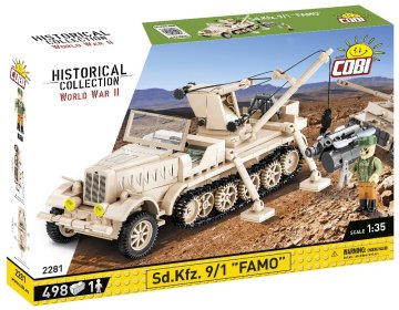 slomart Cobi Kocke Sd.Kfz. 9/1 Famo gradbeni komplet