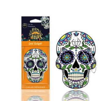 slomart AMiO osvežilec zraka MUERTOS Gold Tattoo, celulozna obesek