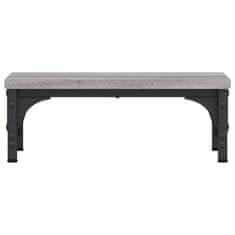 Vidaxl Stojalo za zaslon siva sonoma 37x23x14 cm inženirski les