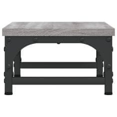 Vidaxl Stojalo za zaslon siva sonoma 37x23x14 cm inženirski les