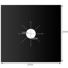 Ruhhy Set 4 teflonskih zaščitnih podlog za plinske štedilnike