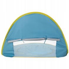 Malatec Popup polodprti šotor za plažo z bazenom 65x115x80cm