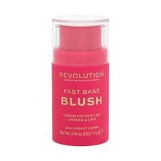 Makeup Revolution Fast Base Blush rdečilo za lica v stiku 14 g Odtenek rose