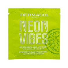 Dermacol Neon Vibes Moisturizing Peel-Off Mask vlažilna maska za obraz 8 ml za ženske