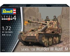 Revell maketa-miniatura Sd.Kfz. 138 Marder III Ausf. M • maketa-miniatura 1:72 tanki in oklepniki • Level 3