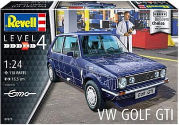 Revell maketa-miniatura VW Golf GTI "Builders Choice" • maketa-miniatura 1:24 starodobni avtomobili • Level 4