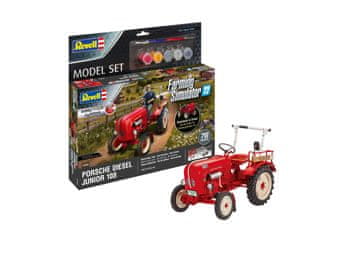 Revell maketa-miniatura Porsche Junior 108 - Farming Simulator Edition • maketa-miniatura 1:24 traktorji • Level 2