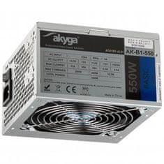 Akyga ATX napajalnik 550W Osnovni ventilator 120mm P4 3xSATA PCI-E