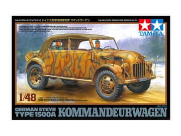 Tamiya maketa-miniatura Kommandeurwagen TYPE1500A • maketa-miniatura 1:48 vojaška vozila • Level 3