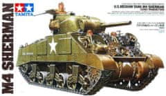 Tamiya maketa-miniatura M4 Shermant tank (zgodnja proizvodnja) • maketa-miniatura 1:35 tanki in oklepniki • Level 4