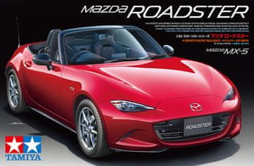 Tamiya maketa-miniatura Mazda MX-5 • maketa-miniatura 1:24 novodobni avtomobili • Level 5