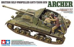 Tamiya maketa-miniatura Britanski samovozni protitankovski top Archer • maketa-miniatura 1:35 tanki in oklepniki • Level 4