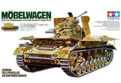 Tamiya maketa-miniatura Möbelwagen Sd.Kfz.161/3 3.7cm Flak auf Fgst Pz. Kpfw. IV (sf) • maketa-miniatura 1:35 tanki in oklepniki • Level 4