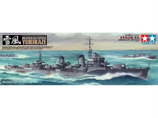 Tamiya maketa-miniatura Japanese Navy Destroyer Yukikaze • maketa-miniatura 1:350 bojne ladje • Level 4