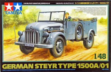 Tamiya maketa-miniatura Nemški Steyr Tip 1500A/01 • maketa-miniatura 1:48 vojaška vozila • Level 3