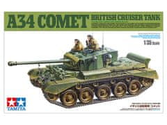 Tamiya maketa-miniatura A34 Comet - Britanski križarski tank • maketa-miniatura 1:35 tanki in oklepniki • Level 4