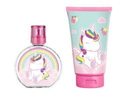 EP LINE Eau My Unicorn - toaletna voda 50 ml + gel za prhanje 100 ml + kozmetična torbica