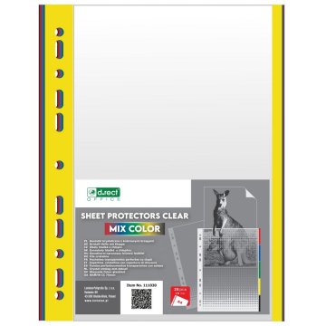 Leviatan Mapa pvc u levia barvni rob 75mic mix barve 1/25 111030