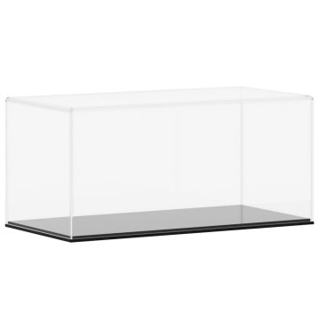 Vidaxl Razstavna škatla prozorna 30x15x14 cm akril