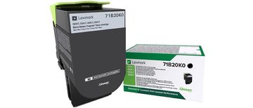 Lexmark CS/CX31/41/51x črna kartuša s črnim tonerjem za vračanje - 3000 strani