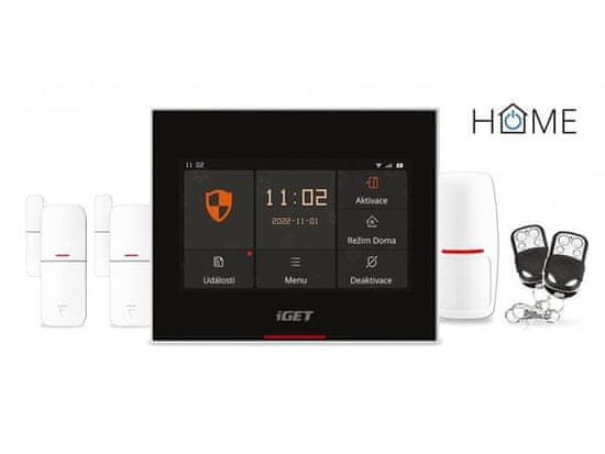 iGET HOME Alarm X5 - Inteligentni brezžični sistem za varovanje stavb, nadzor prek Wi-Fi, GSM, posebne funkcije