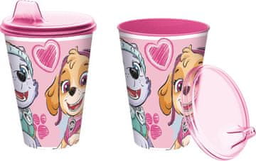 Paw Patrol SKODELICA S PITNIKOM PATRULJA 430 ML, PLASTIČNA, ROZA
