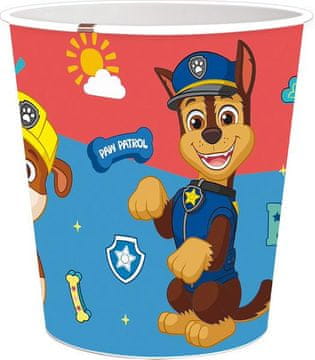Stor KOŠ ZA SMETI PAW PATROL 5L, D.21CM, PLASTIKA, MODRA