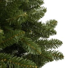 Vidaxl Umetna novoletna jelka s stojalom zelena 120 cm