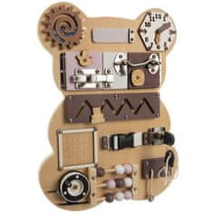 Kruzzel Manipulativna tabla z medvedom Kruzlom 22584