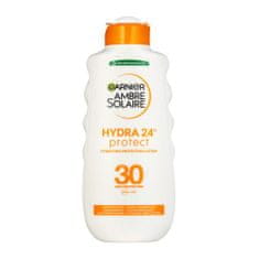 Garnier Ambre Solaire Hydra 24H Protect SPF30 vodoodporen losjon za zaščito pred soncem z vlažilnim učinkom 200 ml