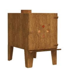 Vidaxl Kuhalnik za kampiranje 35x50x55 cm corten jeklo