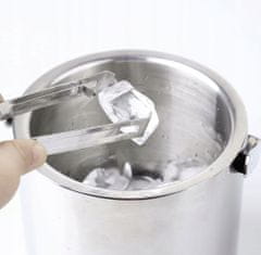 Malatec Inox set posode za led – vedro 1,3L + klešče + žlica