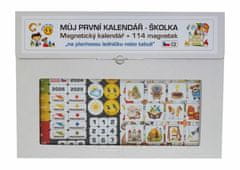 Teddies Magnetni koledar - Vrtec 114 kosov magnetov v kartonu