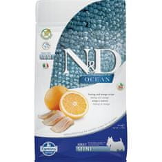 N&D N&amp;D OCEAN Dog GF Sled in pomaranča Adult Mini 800 g