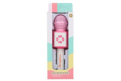 Mikrofon na baterije roza barve
