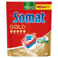 Somat tablete za pomivalni stroj Gold, 54+6 tablet