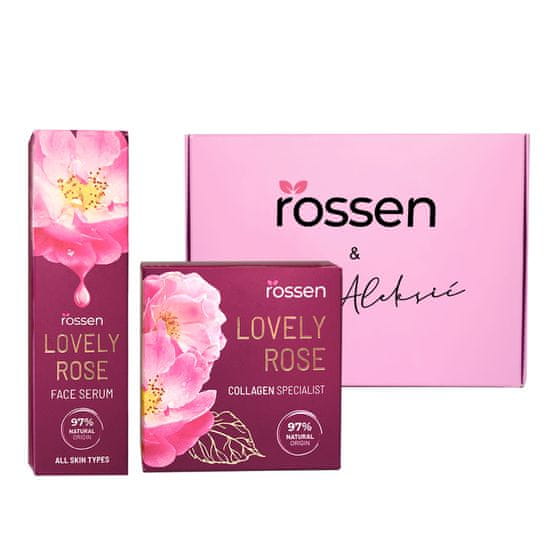 ROSSEN Natural Lovely Rose set za nego obraza